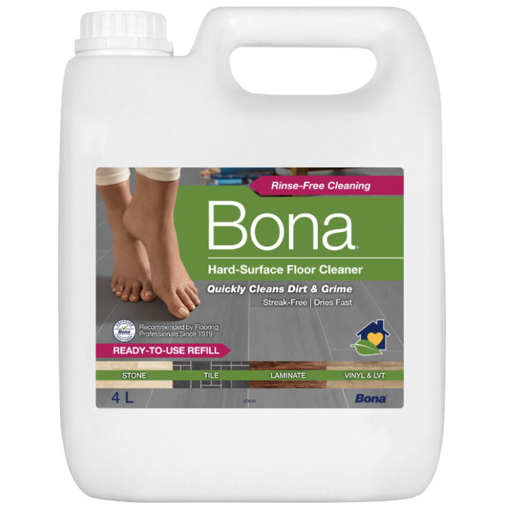 Refill til Bona Spray Mop - Klinker & laminat gulve 4 L