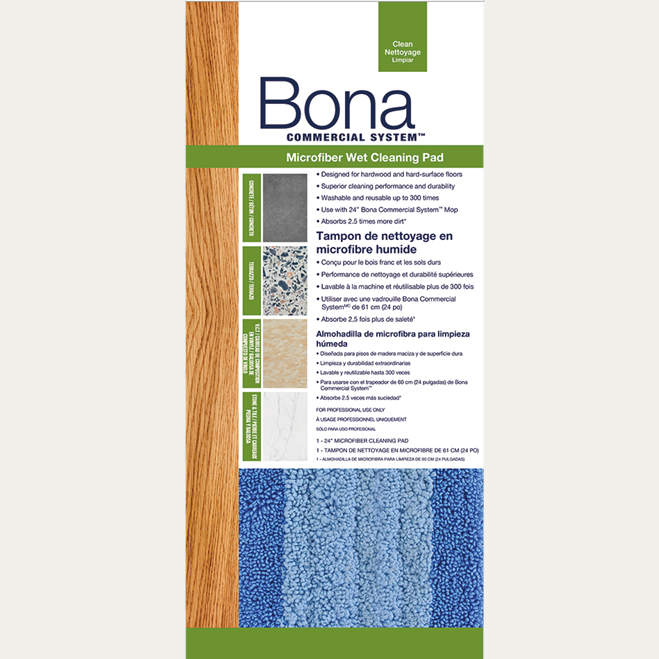Bona Commercial Cleaning Pad, 60 cm