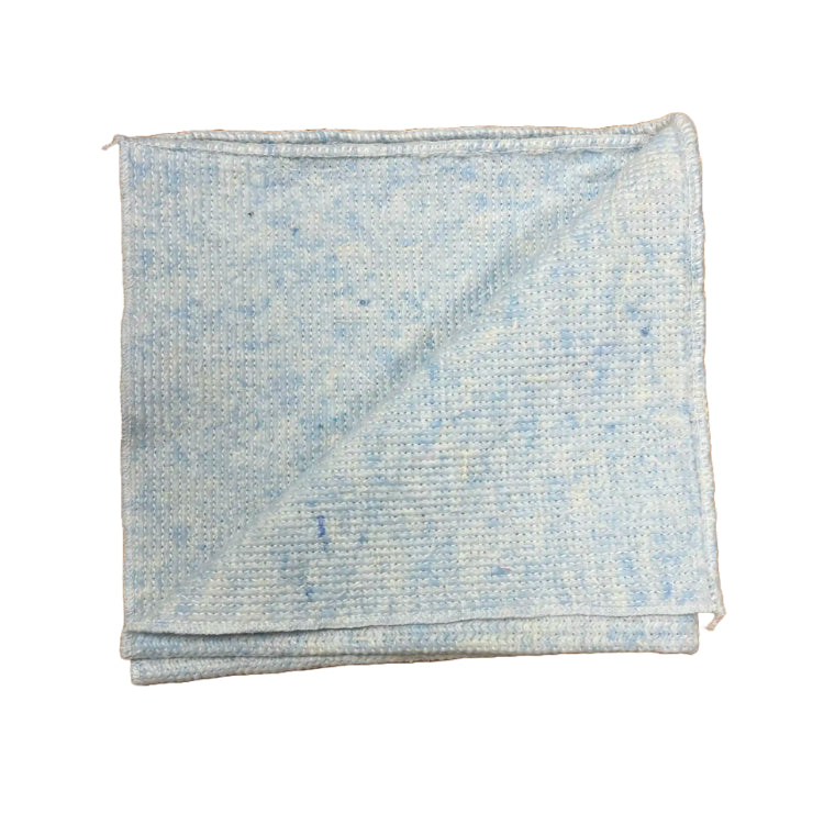 Gulvklud bomuld blå 50x50 cm