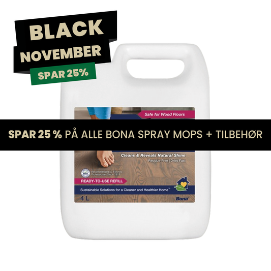 Refill til Bona Spray Mop - Lakeret gulv 4 L